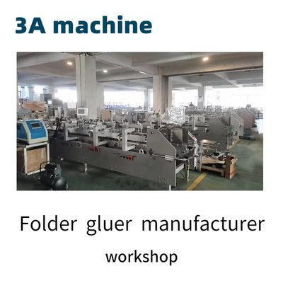 250m/min Velocidade 3ACQ*580 Edg Gluer Folder Glue Machine Máquina de Fabricação de Caixas de Papel
