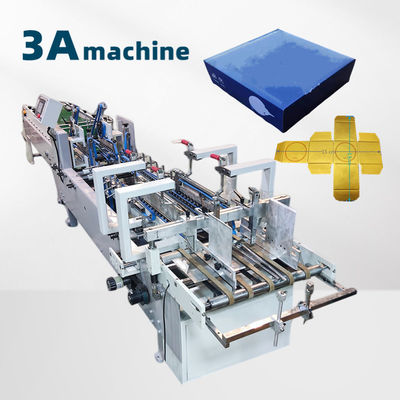 Máquina de colagem de pasta de alta velocidade para material de papel e caixa desdobrada Tamanho de papel mais largo