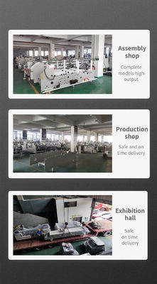 6 Corner Box Folder Gluer Machine para planta de produção de caixas de cigarros semiautomáticas