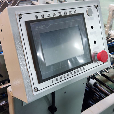230m/min Velocidade de trabalho Máquina de colagem de pasta semi-automática Máquina de colagem de pasta mini caixa