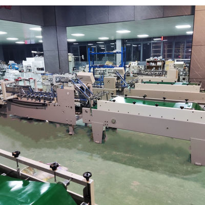 230m/min Velocidade de trabalho Máquina de colagem de pasta semi-automática Máquina de colagem de pasta mini caixa