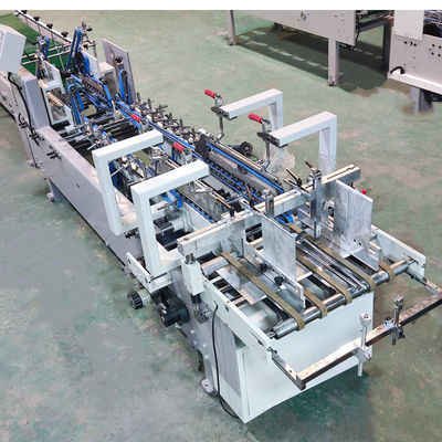 230m/min Velocidade de trabalho Máquina de colagem de pasta semi-automática Máquina de colagem de pasta mini caixa