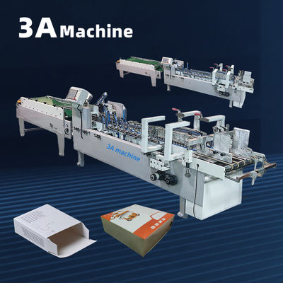 Apresentação Máquina de colagem de pasta 1300KG Peso e feedback em vídeo para a fabricação de caixas