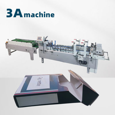 3ACQ 580E Caixa dobrável Máquina de colagem Caixa de papel Folder Gluer com citação adicional