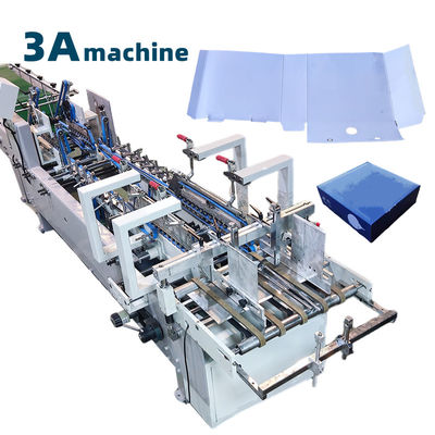 3ACQ 580E Folder Gluer Glue Folder Machine com feedback de vídeo sobre o progresso da produção