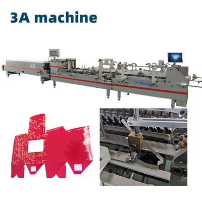 Fácil de operar SHH 800AG-2 Máquina Automática de Caixa Bottom Lock Turquia Folder Gluer Cartão