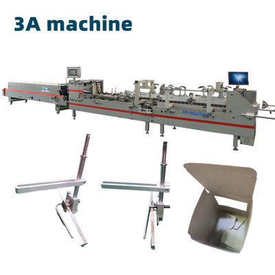 800AG-2 Máquina de colagem automática de fecho de fundo Máquina de colagem de pasta de papel Máquina de colagem fácil de depurar