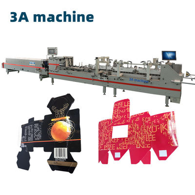 800AG-2 Gluer automático de pasta de bloqueio de fundo com velocidade