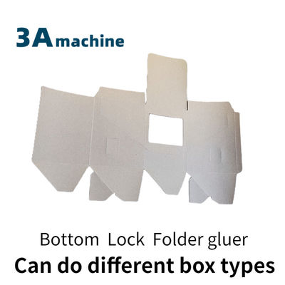 1100 Modelo Automático 46 Corner Folder Gluer para Max Tamanho 2 700mm caixa dobrável inferior