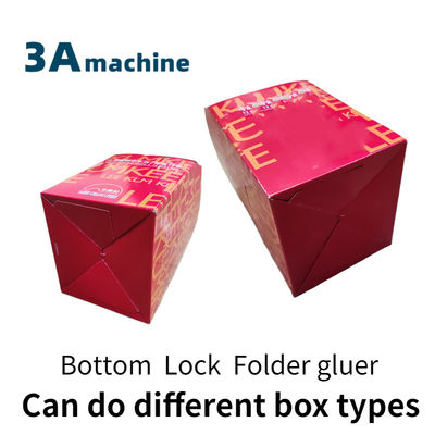 1100 Modelo Automático 46 Corner Folder Gluer para Max Tamanho 2 700mm caixa dobrável inferior