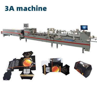 AS-800 Bloqueio Automático de Baixo de Papel Folder Gluer Máquina de Dobragem Fácil de Manter e Manter