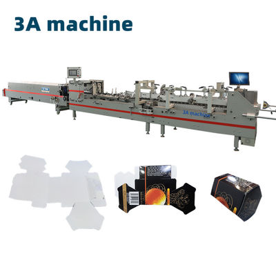 SHH 800AG-2 Máquina de colagem automática de caixa dobrável com fecho de fundo para caixas de papel adequadas