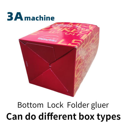 SHH 800AG-2 Bloqueio Automático de Bottom Flexo Folder Gluer Perfeito para caixas dobráveis de fundo