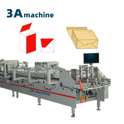 CQT900YG-2 Máquina de fabricação de caixas de embalagem com fecho inferior pré-dobrado para alta produtividade