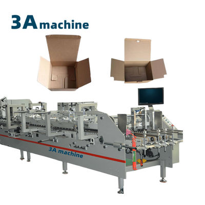Condição CQT900YG-2 Máquina de Caixa de Gluir de Folha Flexo corrugada com fecho inferior pré-dobrado