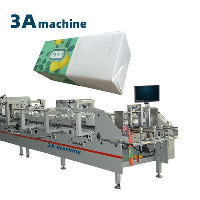 Máquina de colagem pré-dobrada de caixa de fechadura de fundo Impressoras 2200 kg Jori Box Folder Gluer