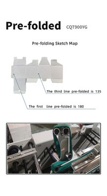Condição CQT 900YG-2 Mini Folder Gluer para bloqueio inferior