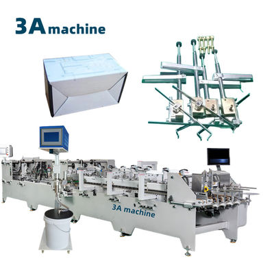 CQT 900YG-2 Máquina de fabricação de caixas corrugadas de baixo fecho pré-dobrado de alta produtividade