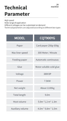 Máquina de colagem de caixas dobráveis de fecho inferior de 380V/7,5KW para a indústria de máquinas e equipamentos