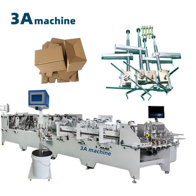 CQT*900YG-2 Gluer automático de pasta de bloqueio de fundo para caixas de cartão 250g-650g