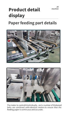 CQT*900YG-2 Gluer de pasta de bloqueio inferior com bloqueio de colisão Gluer de pasta de bloqueio inferior EF 1100 Gluer de pasta de linha reta Peças da máquina de papel
