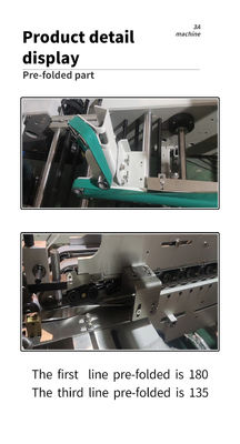 CQT*900YG-2 Gluer de pasta de bloqueio inferior com bloqueio de colisão Gluer de pasta de bloqueio inferior EF 1100 Gluer de pasta de linha reta Peças da máquina de papel