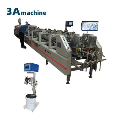 Fluxo de trabalho CQT 650JYG Semi-automático de pasta de colagem com fundo pré-dobrado e bloqueio de colisão