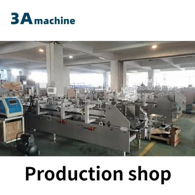 Fluxo de trabalho CQT 650JYG Semi-automático de pasta de colagem com fundo pré-dobrado e bloqueio de colisão