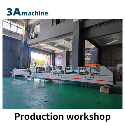 CQT 650JYG Crash Lock Box Bottom Folder-Gluer 650 com pré-dobragem e bot de bloqueio automático Folder Gluer Fold Gluer Machine