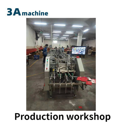 CQT 650JYG Crash Lock Box Bottom Folder-Gluer 650 com pré-dobragem e bot de bloqueio automático Folder Gluer Fold Gluer Machine