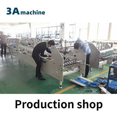 CQT 650JYG Crash Lock Box Bottom Folder-Gluer 650 com pré-dobragem e bot de bloqueio automático Folder Gluer Fold Gluer Machine