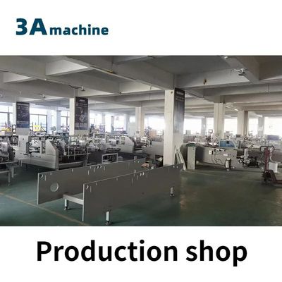 CQT 650JYG Crash Lock Box Bottom Folder-Gluer 650 com pré-dobragem e bot de bloqueio automático Folder Gluer Fold Gluer Machine