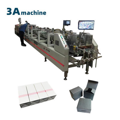 Alta produtividade CQT 650JYG Crash Lock Box Bottom Folder Gluer Automático para Médico