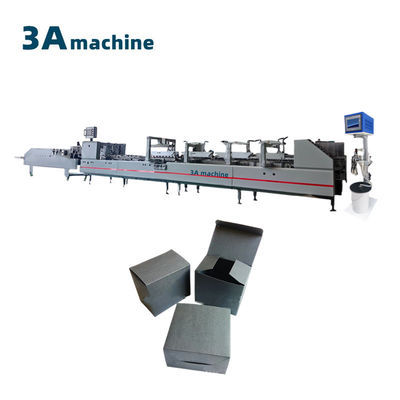Velocidade máxima de 300 metros/minuto 380V3P CQT 650JYG Crash Lock Box Folder-Gluer