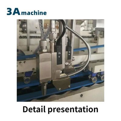 Velocidade máxima de 300 metros/minuto 380V3P CQT 650JYG Crash Lock Box Folder-Gluer