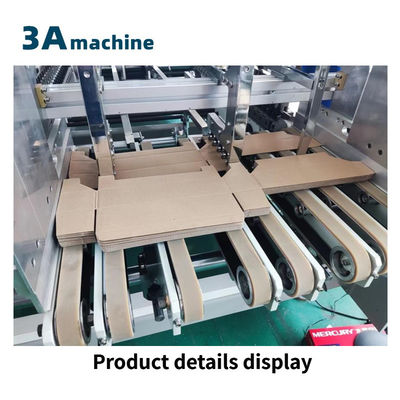 Material de papel 2 3 camadas corrugado duplo-bloqueio de fundo dobrável máquina de colagem 1100JGKW