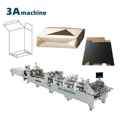 Máquina de colagem automática dupla para caixas onduladas