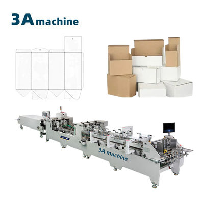 Máquina de colagem de pasta de caixa ondulada para 2-3 camadas de cartão e cartão ondulado 250g-650g