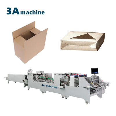 300 m/min Máquina semi-automática de colagem de folhas para caixas onduladas