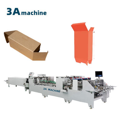 250 g-650 g Máquina de colagem de pasta de caixa de embalagem de cartão de duplo fecho para peças de máquinas de papel