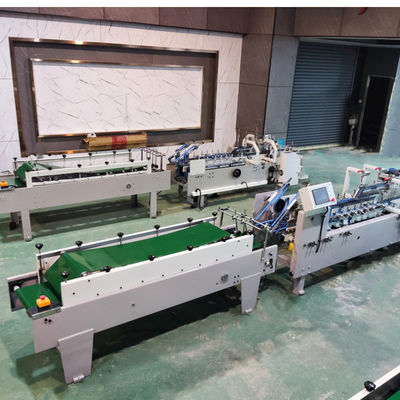Material de embalagem de madeira 3ACQ**580D Máquina automática de fabricação de caixas de papel controlada por PLC