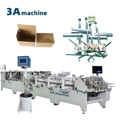 CQT900YG-2 Máquina semi-automática de colagem de caixas de bloqueio inferior pré-dobrada para máquinas e equipamentos