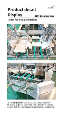 CQT1100 Máquina de colagem de dobragem automática de tipo melhorado para um desempenho consistente