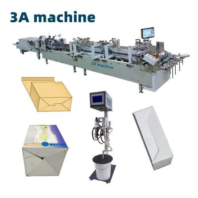 7.5KW CQT-900 máquina de colagem de caixa dobrável automática aprimorada para os requisitos do cliente