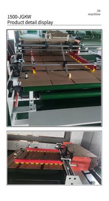 Máquina de corrugagem computadorizada CQT2400 Semi-automática Folder Gluer para caixa corrugada