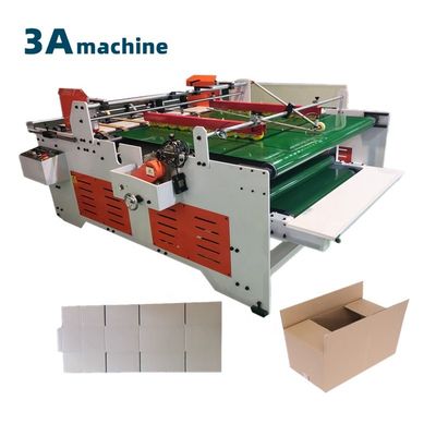 CQT-1500JGKW Máquina semi-automática de colagem de colagem de pasta para caixa corrugada de pasta de arquivos
