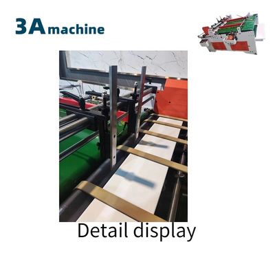 CQT-1500JGKW Máquina semi-automática de colagem de colagem de pasta para caixa corrugada de pasta de arquivos