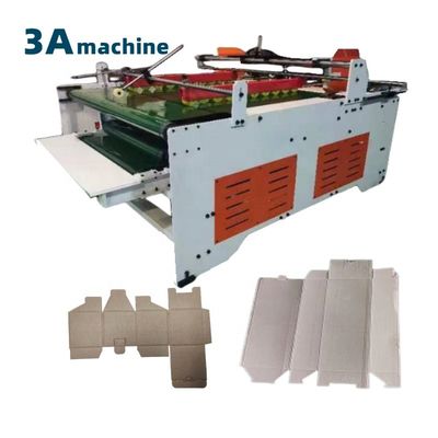 CQT-1800JGKW Máquina de moldagem de papel semi-automática corrugada cartão de imprensa pasta de cola