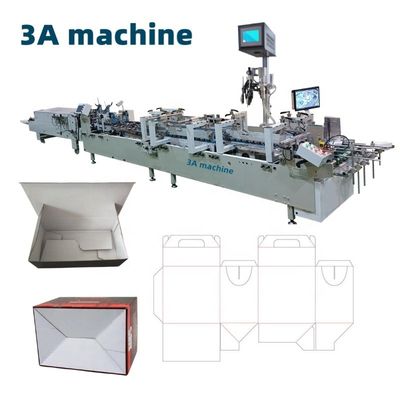 Velocidade do adesivo automático de pasta LSX para papel cartão papel 250g-650g/corrugado E 300m/min