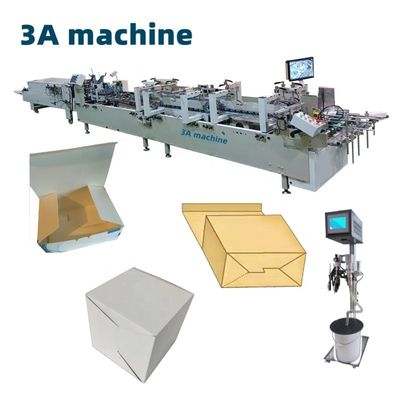 Máquina de colagem automática de folhas CQT-900 Tipo aprimorado com cola fria solúvel em água